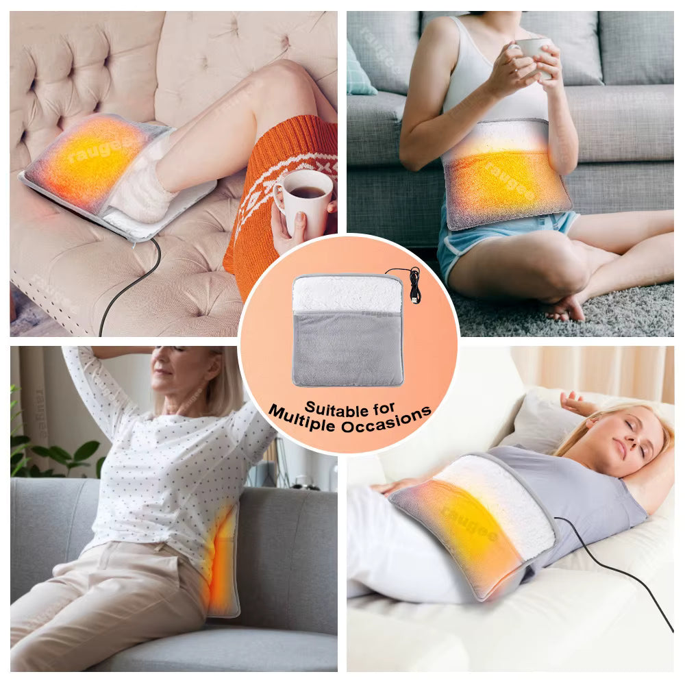 ThermaFeet" Calentador de Pies Eléctrico Térmico Confort Premium – Calefacción Constante (50-60°C) para Invierno