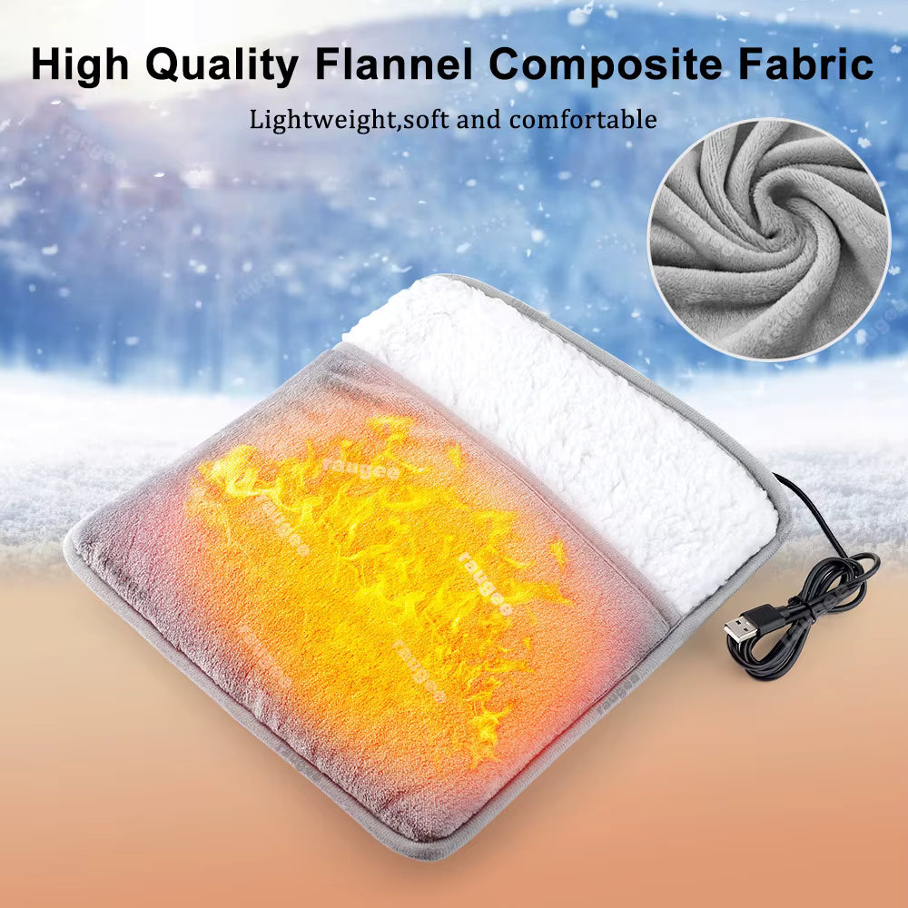 ThermaFeet" Calentador de Pies Eléctrico Térmico Confort Premium – Calefacción Constante (50-60°C) para Invierno